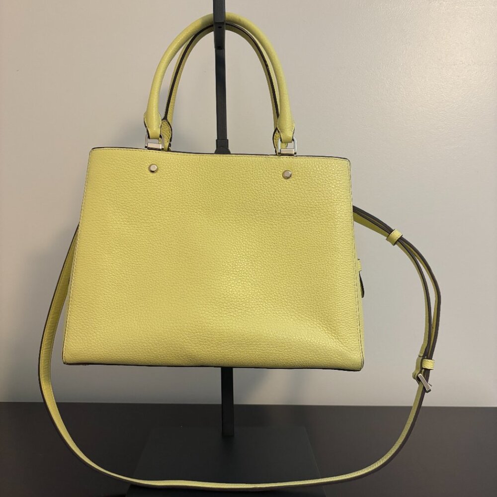 Kate Spade Leila Medium Light Yellow Triple Compartment Satchel - Picture 4 of 13